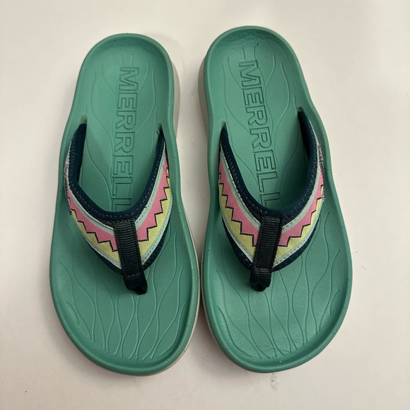 Merrell Women's Ultra Hut Beach Flip Flops Sandals Size 10 - Picture 2 of 13